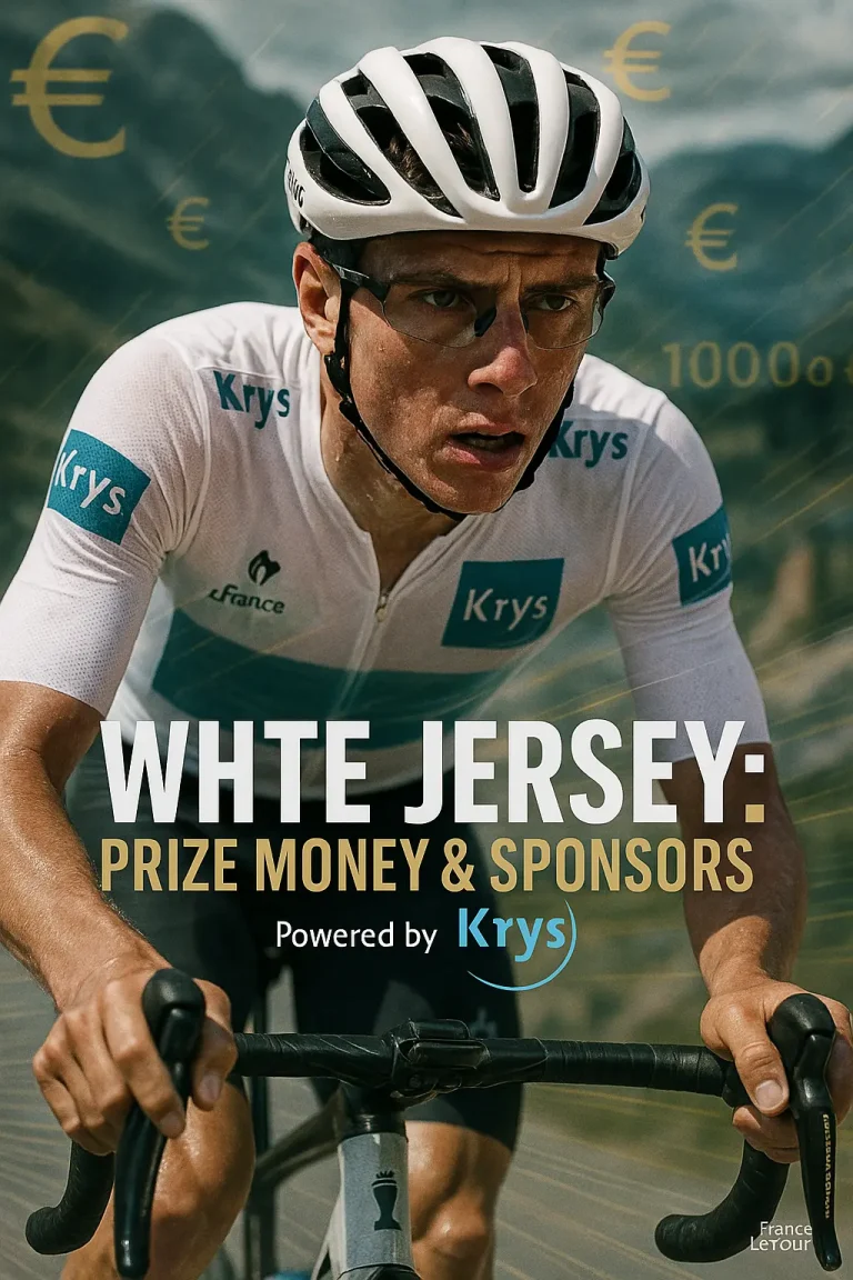 White Jersey Prize Money and Sponsor History 2 Tour de France White Jersey Prize Money and sponsors