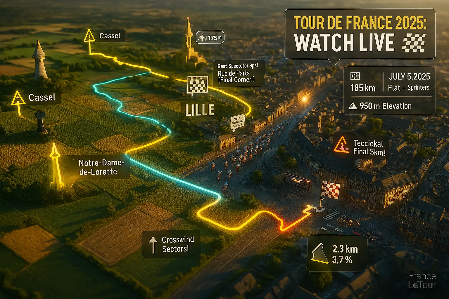 tdf stage 1 watch live