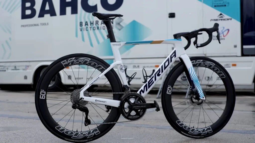 Team Bahrain - Victorious Tour de France 2025: Squad, Strategy & Predictions 2 Team-Bahrain-Victorious-Merida-Reacto-Bike-2025