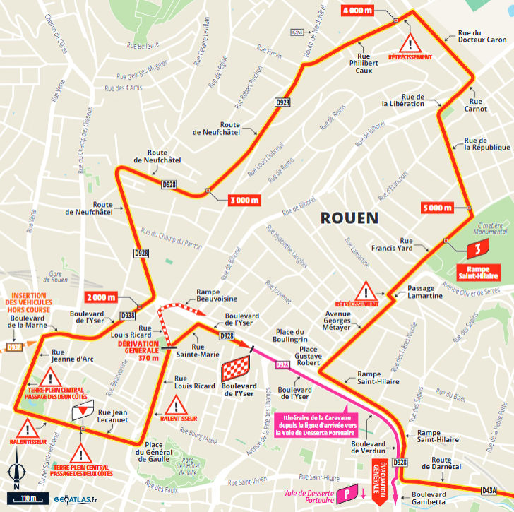 Tour de France 2025 Stage 4: Full Route, Climbs, and Race Preview 5 stage-4-route-finale