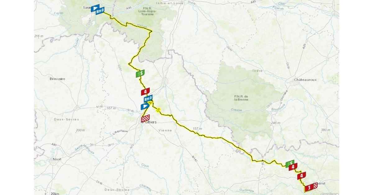 Tour de France Femmes 2025 Stage 5 Preview 1 tdf-femmes-map-2025-stage-5