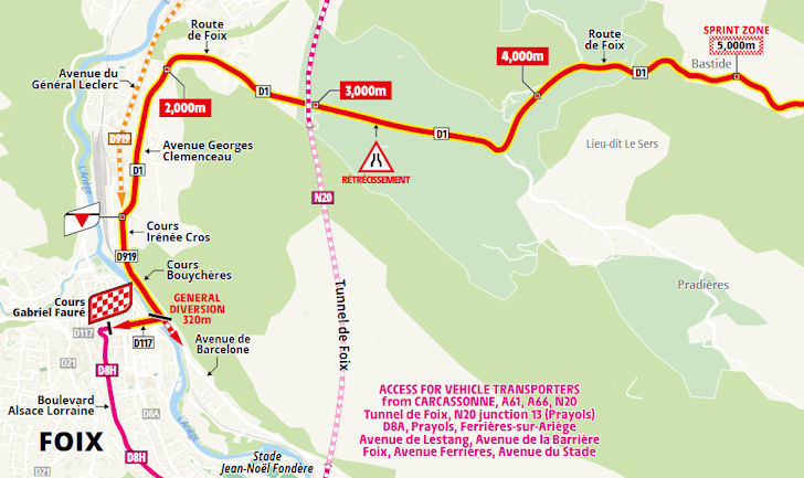 tdf 2026 stage 4 route finale
