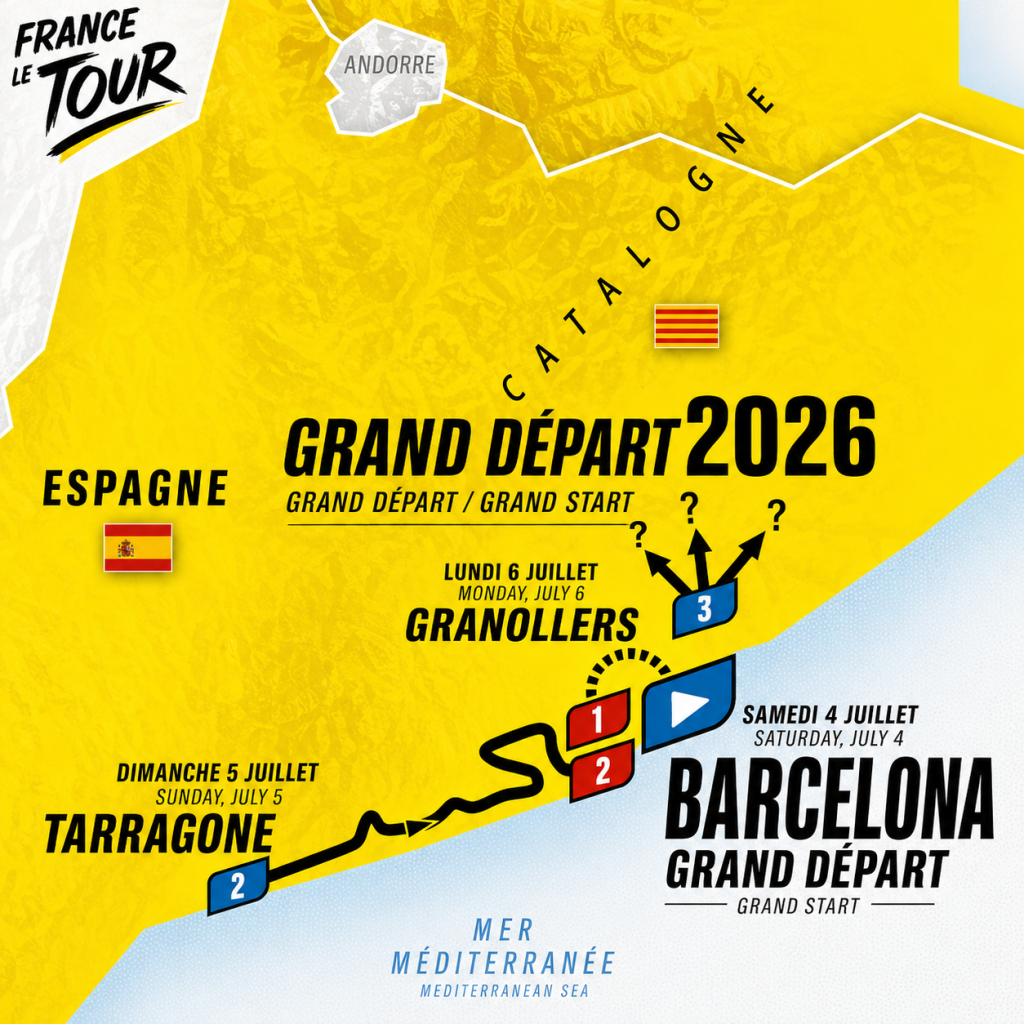 Tour de France 2026 Barcelona Grand Départ