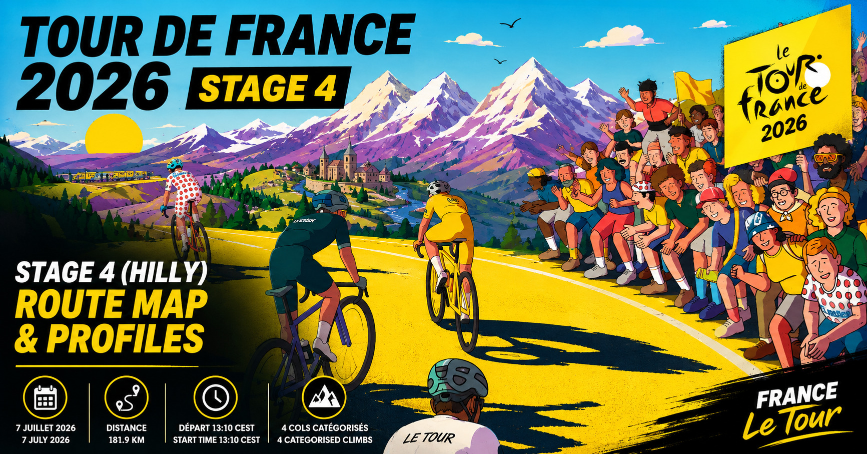 Tour de France 2026 Stage 4: Complete Guide to the Carcassonne to Foix Hilly Stage 1 Tour de France 2026 Stage 4 Carcassonne to Foix Hilly Stage