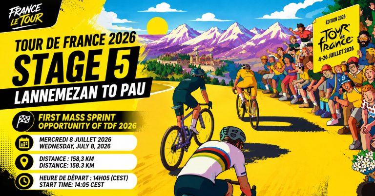 Tour de France 2026 Stage 5: Complete Guide to the Lannemezan to Pau Sprint Stage 2 Tour de France 2026 Stage 5 Lannemezan to Pau Sprint Stage