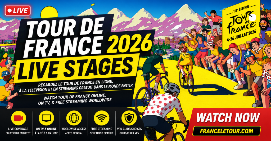 Watch Le Tour 2026 Live Stages