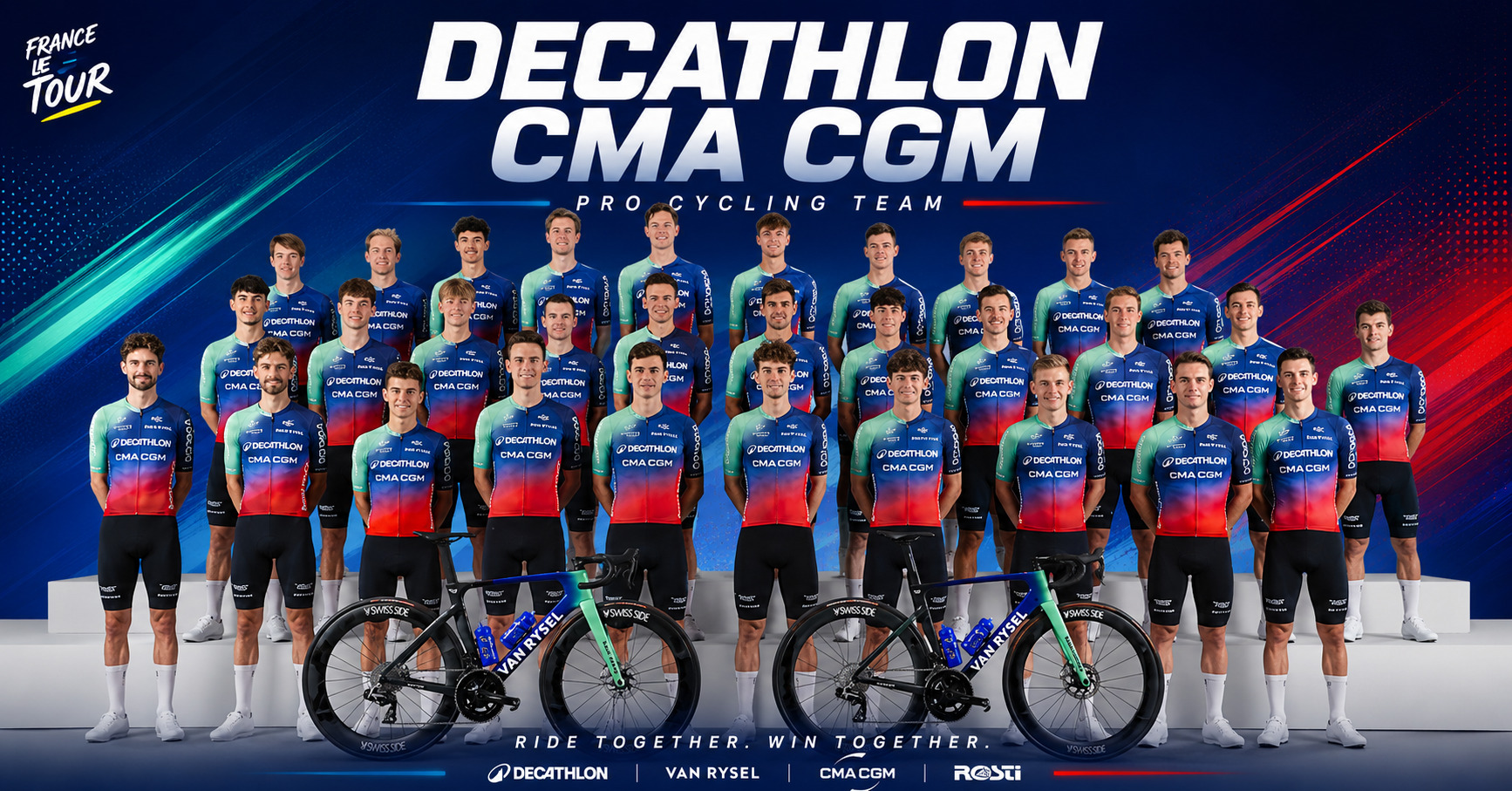 Decathlon CMA CGM Tour de France 2026: Full Team, Riders & Strategy 1 Decathlon CMA CGM Tour de France 2026 Full Team