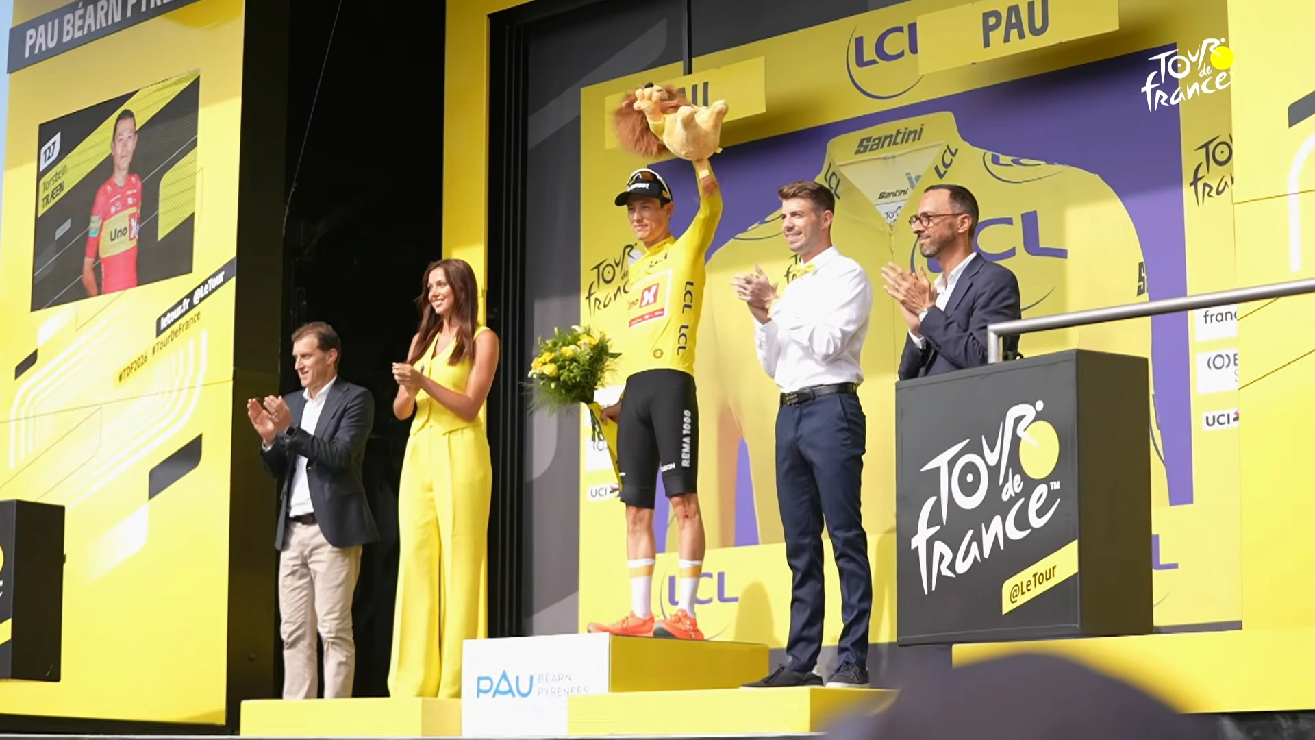 Træen Holds Yellow — How a Norwegian Outsider Is Sitting on Top of the Tour de France 1 tour-de-france-2026-stage-5-kooij-wears-yellow